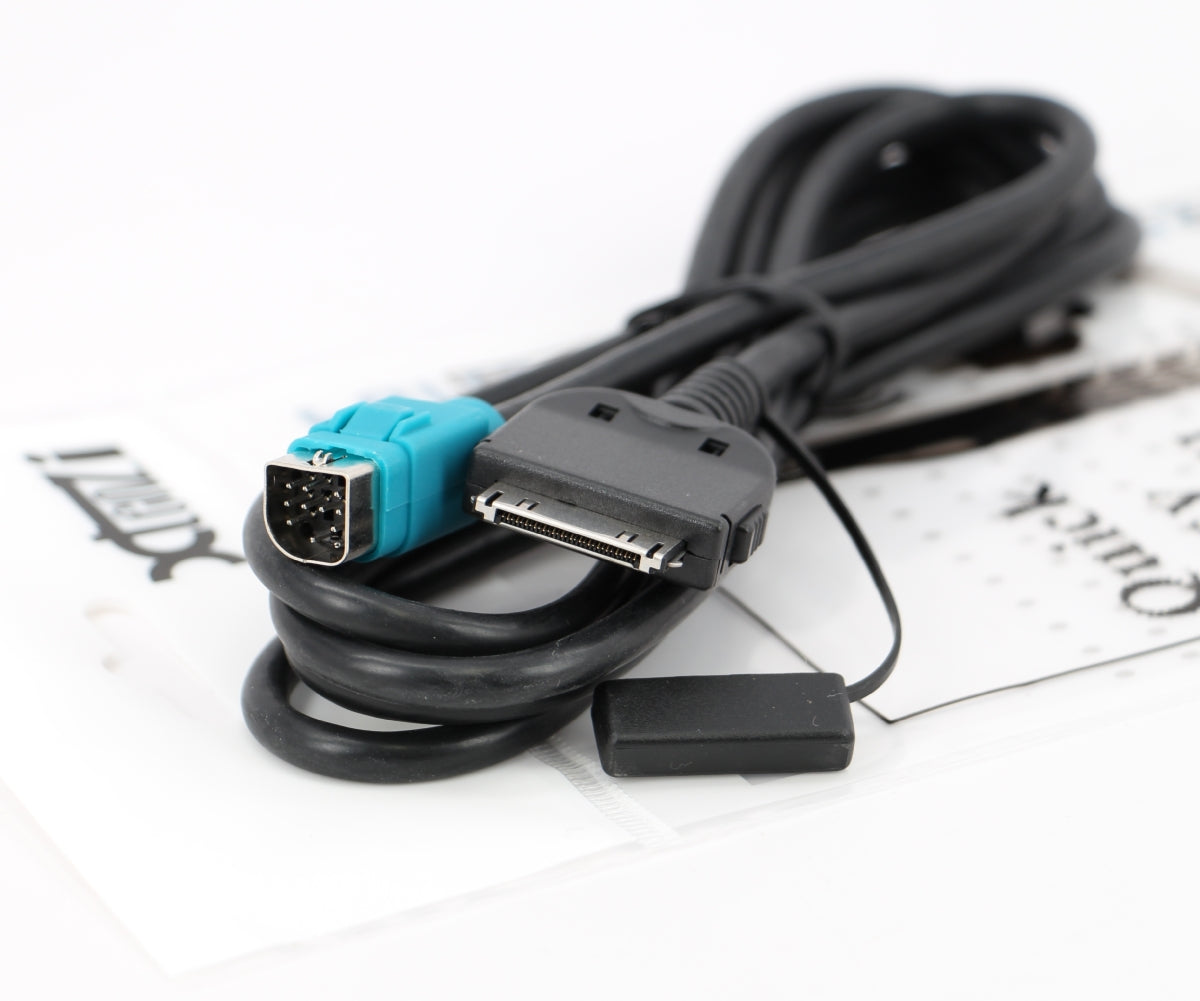 Xtenzi MDI AUX MMI Cable Adapter Full Speed Interface iPod for Alpine KCE-433iv A34