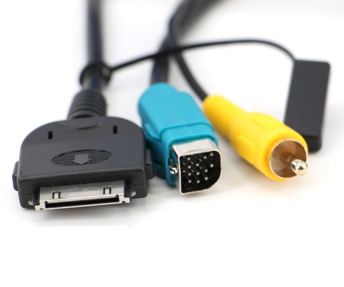 Xtenzi MDI AUX MMI Cable Adapter iPod Video Cable for Alpine KCE-435iv