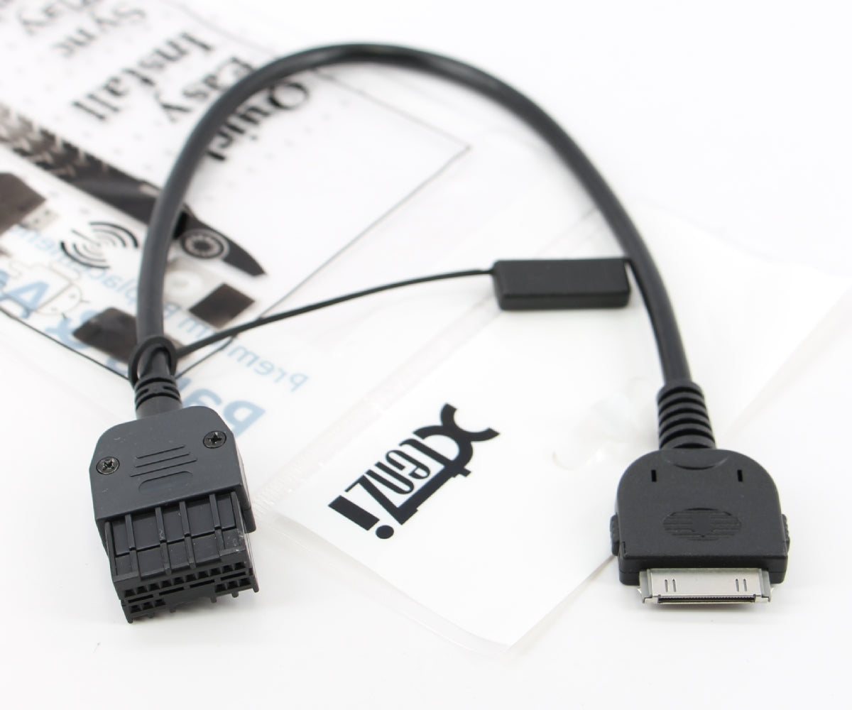 Xtenzi MDI MMI Cable Adapter iPod iPhone iPad Interface Cable 284H2-ZT50A Lead Cord Wire Line Out Aux for Nissan Infinity / Cube / Maxima / Murano / Pathfinder / Sentra / Titan / Versa / Xterra / G35 / G37 / M37 / M56 / EX35 / FX35 / FX50 / QX56