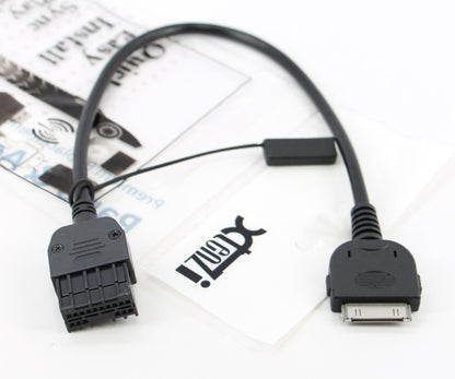 Xtenzi MDI MMI Cable Adapter iPod iPhone iPad Interface Cable 284H2-ZT50A Lead Cord Wire Line Out Aux for Nissan Infinity / Cube / Maxima / Murano / Pathfinder / Sentra / Titan / Versa / Xterra / G35 / G37 / M37 / M56 / EX35 / FX35 / FX50 / QX56