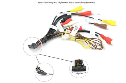 Xtenzi 24Pin AV Harness for Pioneer AVIC Z920DAB Z820DAB Z720DAB Z721DAB Z910DAB