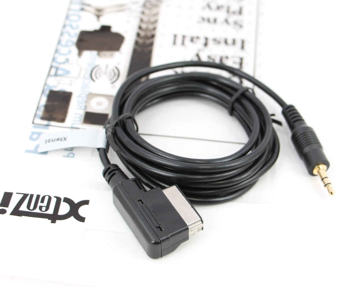 Xtenzi MDI MMI Cable Adapter 3.5mm Aux iPod iPhone Mp3 18-pin Connector for VW