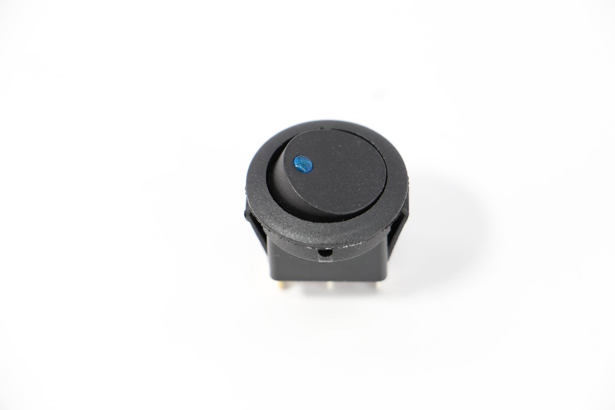 Xtenzi 12V LED  Round Illuminated Car Power Rocker Switch (Blue)