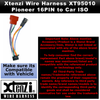 Xtenzi 16Pin ISO Car Radio Power Wire Harness for Pioneer DEH1500UB DEH4500BT