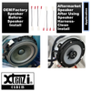 Xtenzi 2 Pair Car Audio Speaker Harness Set for Select Chrysler, Dodge Vehicles