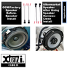 Xtenzi 2 Pair Car Audio Speaker Harness Set for Ford, Mercury, Mazda Vehicles