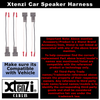 Xtenzi 2 Pair Car Audio Speaker Harness Set for Ford, Mercury, Mazda Vehicles