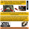 Xtenzi 2 Pair Car Audio Speaker Harness Set for Select Ford, Mercury Vehicles
