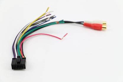 Xtenzi Wire Harness Radio for Dual 16 Pin XD , XDH , XDMA , XDM , XDMR Type D with RCA