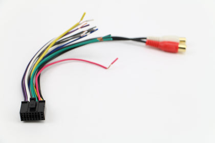 Xtenzi Wire Harness Radio for Dual 16 Pin XD , XDH , XDMA , XDM , XDMR Type D with RCA
