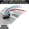 Xtenzi Wire Harness Radio for Kenwood eXcelon 22 Pin DDX DNX