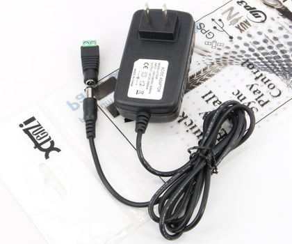 Xtenzi 12V 2A Power Supply AC 100-240V to DC Adapter Plug for 3528 5050 Strip LED