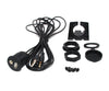 Xtenzi USB & 3.5mm AUX extension Flush Mount 2 Meter Cable , 1/8 AUX Car Bike Boat Motercycle Lead