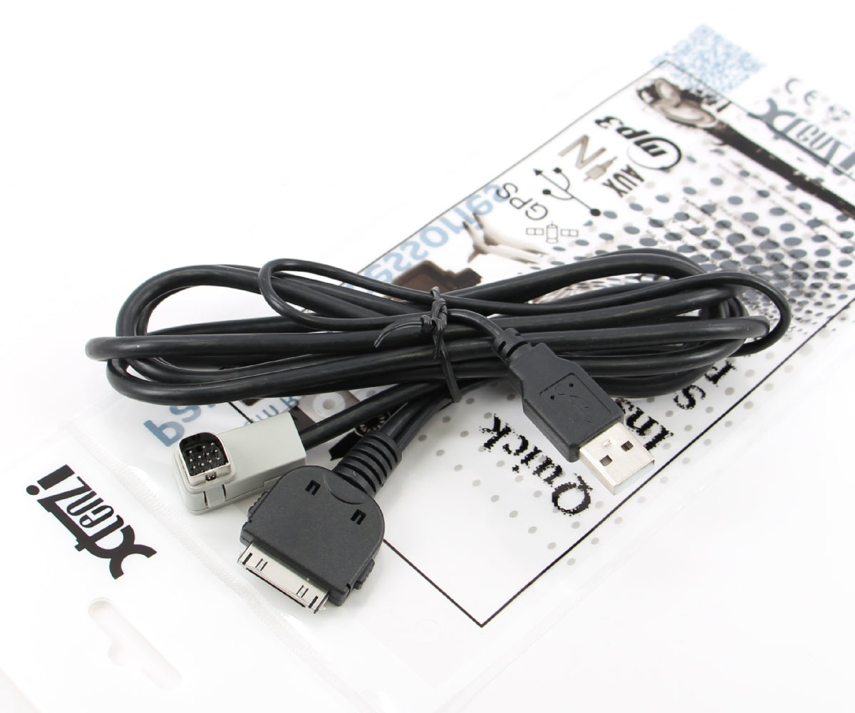 Xtenzi MDI AUX MMI Cable Adapter iPod Usb Interface Cable for Pioneer CD-IU205V