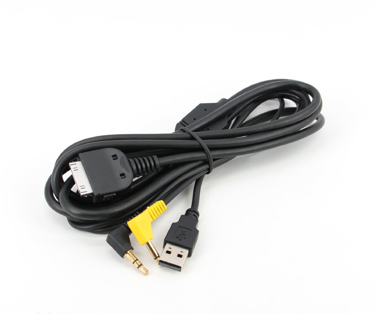 Xtenzi MDI AUX MMI Cable Adapter iPhone/iPod audio/video interface cable USB for Kenwood KCA-iP300V