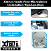 Xtenzi Microphone 2.5mm Mic XT91501C for Pioneer SPHDA120 AVH270BT 271BT 4100NEX X2700BS