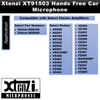 Xtenzi Microphone 3.5mm Mic for Car Vehicle Head Unit Stereo XT91503 for Clarion