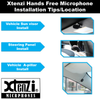 Xtenzi Microphone 3.5mm Mic for Car Vehicle Head Unit Stereo XT91510 for Pioneer SPH-DA01 SPHD01 SPH-DA02 SPHDA02