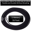 Xtenzi 6Pin Bass Remote Cable 15FT Flex Wire For Alpine PDX Amplifiers MRX PDX