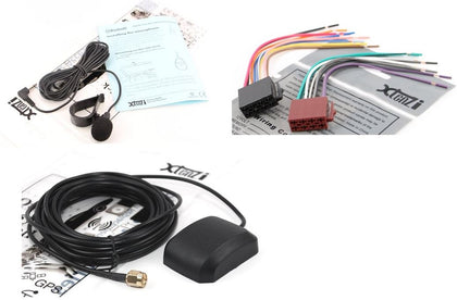 Xtenzi Connection Cable Set for Pioneer Appradio SPH-DA01 SPH-DA02 GPS Antenna MIC Wire Harness 3PCS