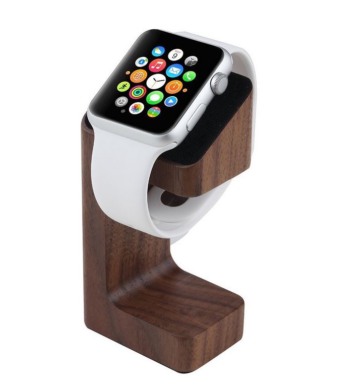 Xtenzi Wood Docking Station Cradle Hold for Apple Watch (Coffe Brown)