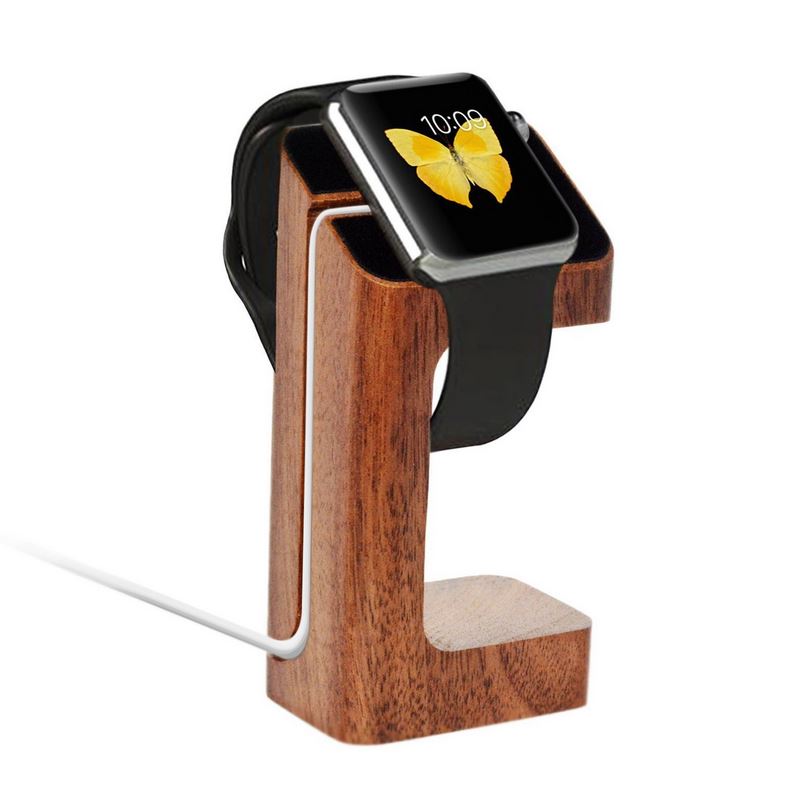 Xtenzi Wood Docking Station Cradle Hold for Apple Watch (Brown)