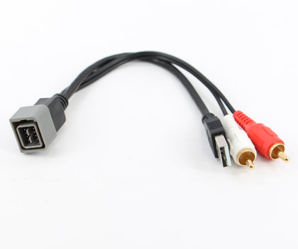 Xtenzi MDI MMI Cable Adapter 8 pin USB RCA for Nissan