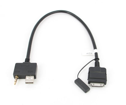 Xtenzi MDI MMI Cable Adapter iPod iPhone AUX USB audio cable for 2011 2012 2013 Hyundai / Accent / Azera / Elentra / Genesis / Santafe / Sonata / Tucson / Veracruz / sedan.