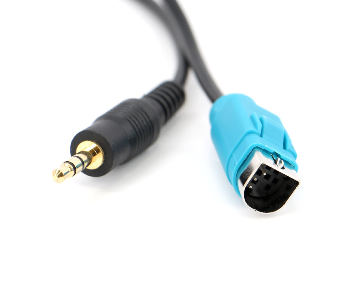Xtenzi MDI AUX MMI Cable Adapter 3.5mm AUX Input Interface for Alpine KCE-236B CDA-9884 CDA-9886M
